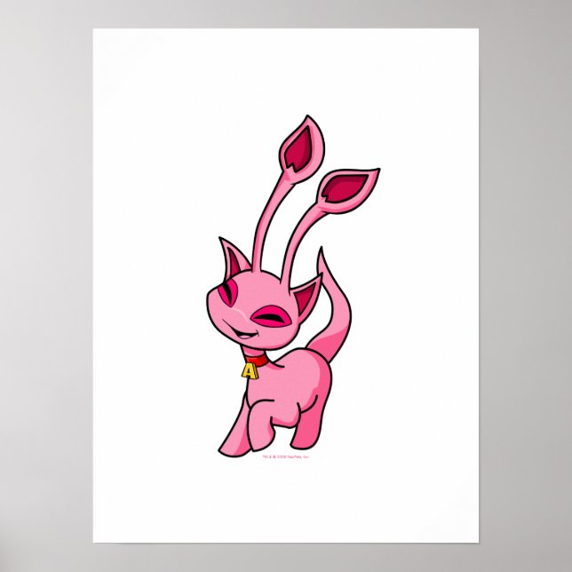 Prancing pink Aisha Poster (Front)
