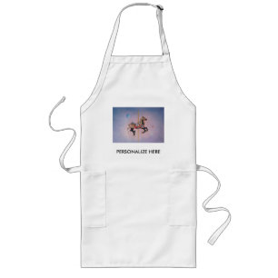 PRANCING PONY CAROUSEL LONG APRON