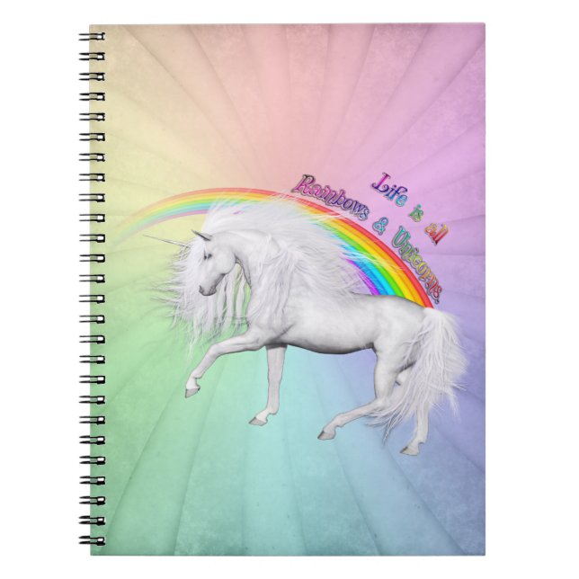 Prancing Through Positivity Notebook (Front)