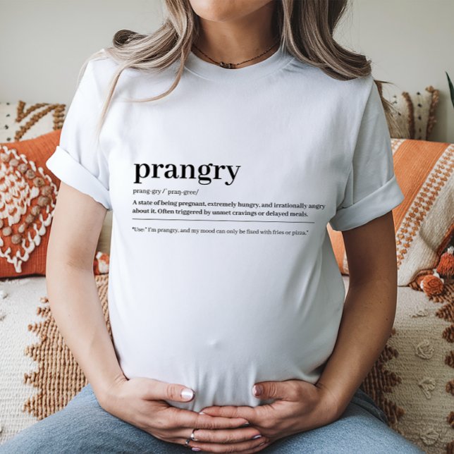 Prangry Pregnancy Tee Baby Shower Gift (Creator Uploaded)