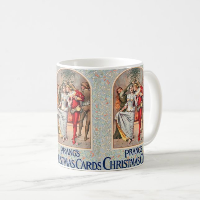 Prang's Christmas Card (ca. 1886) Mug (Front Right)