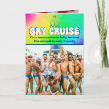 Prank Gay Cruise Birthday, Custom Wife Photo