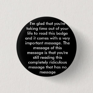 Prank 'message' badge