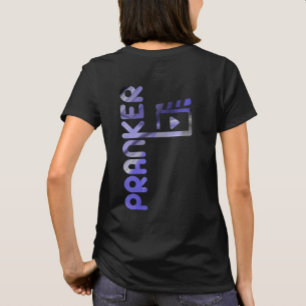 PRANKER Back Print T-Shirt Trend Abstract Lavender