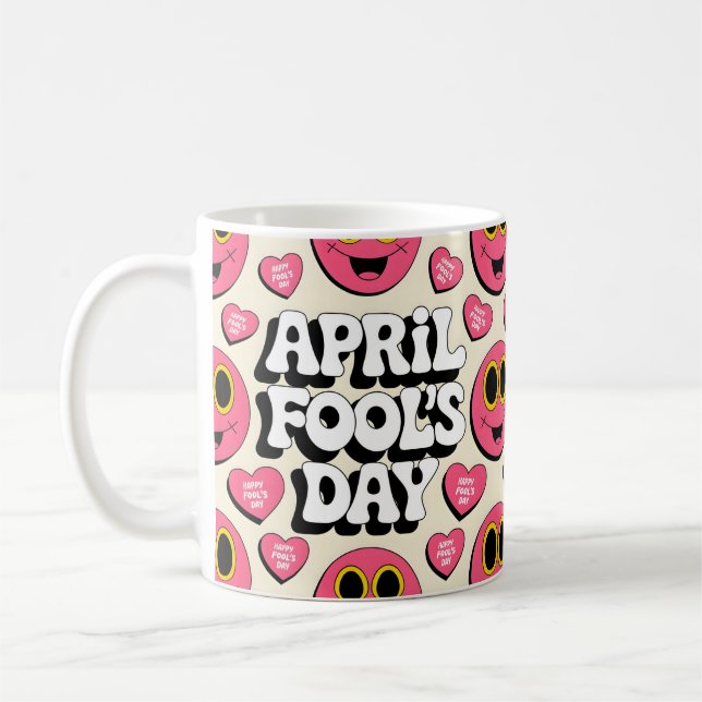 Pranks and Giggles Ahead Coffee Mug (Left)