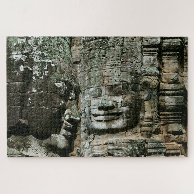 Prasat Bayon Faces Jigsaw Puzzle (Horizontal)
