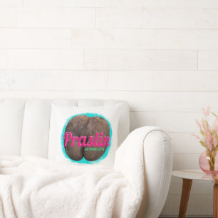 Praslin Seychelles Indian Ocean Vintage Souvenir Cushion
