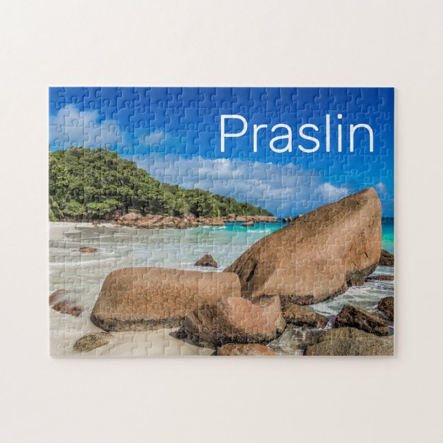 Praslin Seychelles Island Anse Lazio Beach Gift Jigsaw Puzzle (Horizontal)