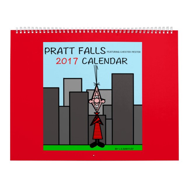 Pratt Falls Featuring Chester Pester Calendar (Cover)