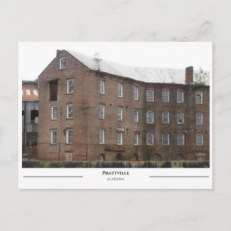 Pratt Gin Factory - Prattville Alabama Postcard