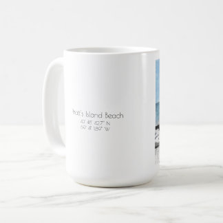 Pratt's Island Beach, Large Coffee Mug