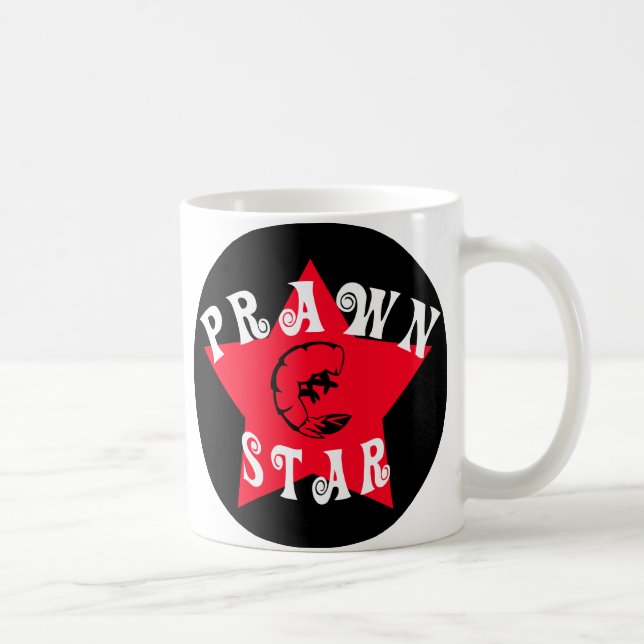 Prawn Star Left Handed Coffee Mug (Right)