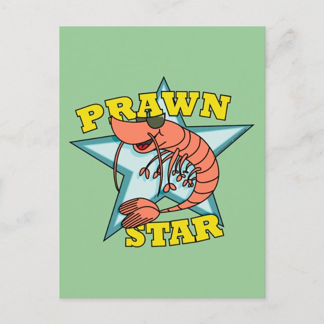 Prawn Star Postcard (Front)