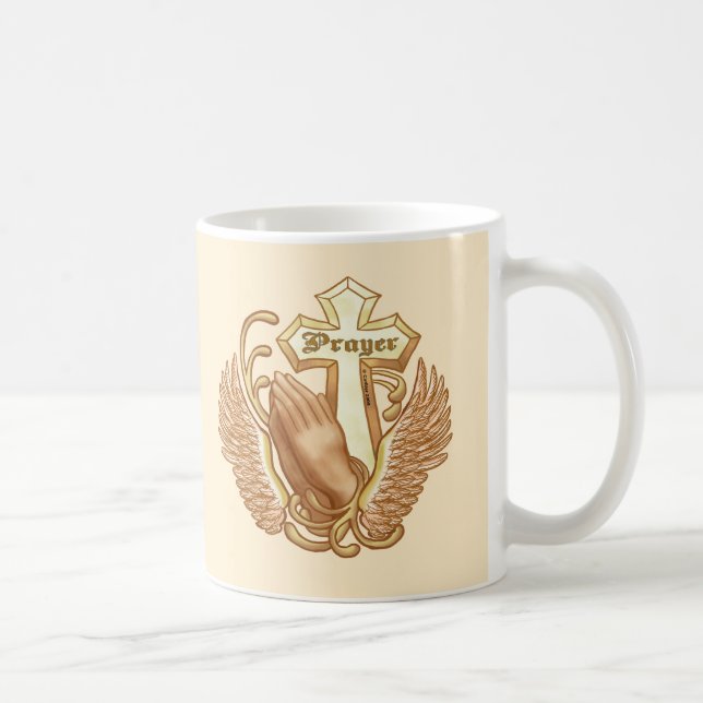 Pray Always  Christian Cross  Mug (Right)