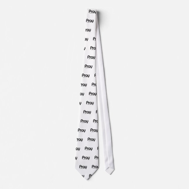 Pray Christian Tie (Front)