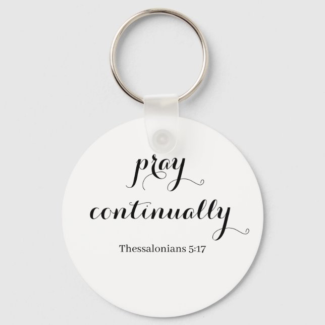 Pray Continually Keychain (Front)