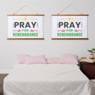 Pray For: A Collective Remembrance Hanging Tapestry