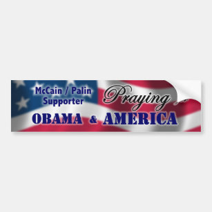 Pray for America Bumper Sticker