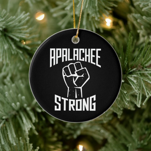 Pray for Apalachee High School Strong  Ceramic Ornament (Tree)