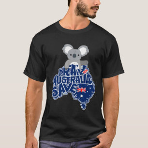 Pray for Australia Rain Save Koala Australian Anim T-Shirt
