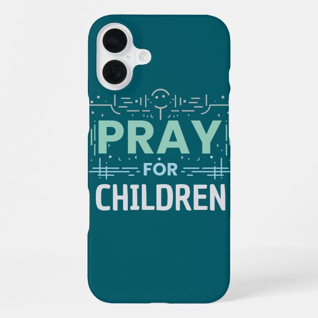 Pray For Children iPhone Case (Back)