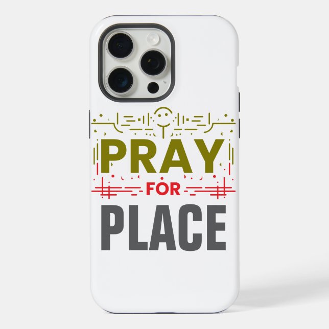 Pray For Compassion iPhone Case (Back)