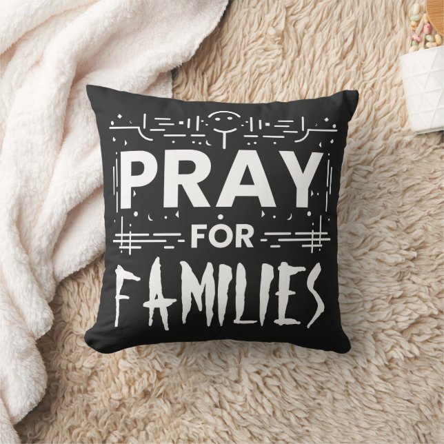 Pray for families cushion (Blanket)