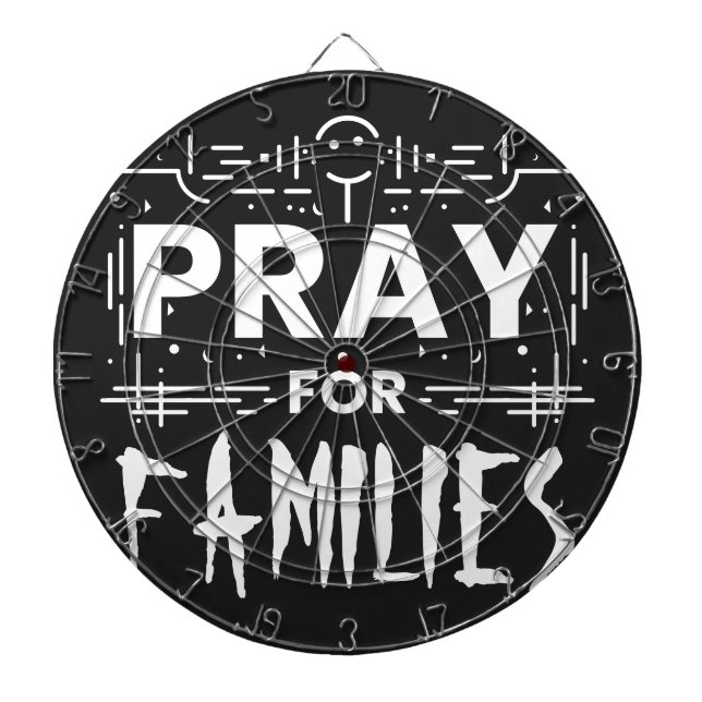 Pray for families dartboard (Front)