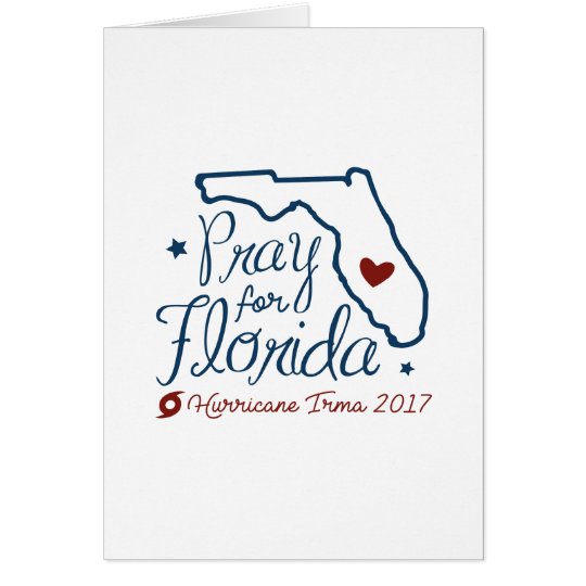 Pray For Florida Card