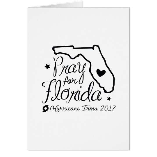 Pray For Florida Card