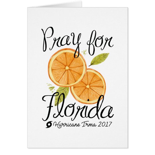 Pray For Florida Card