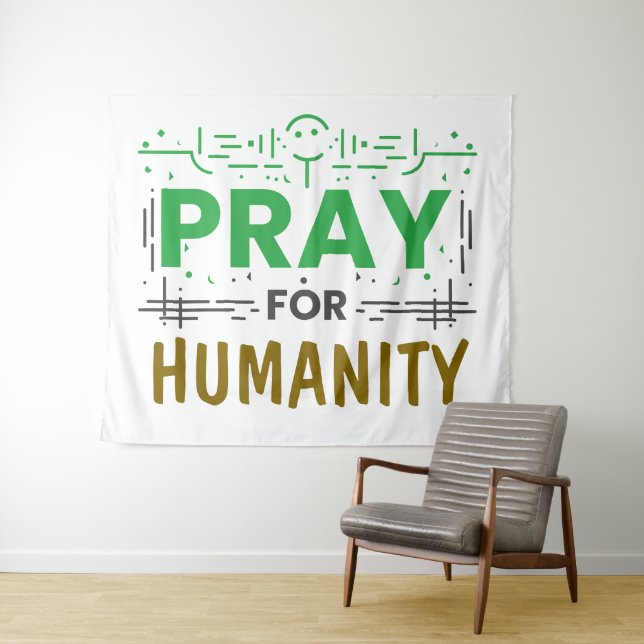 Pray For: Honouring Humanity Tapestry (In Situ (Horizontal))