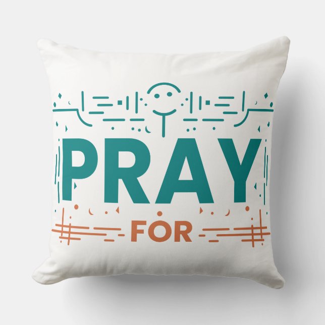 Pray For Humanity Cushion (Front)