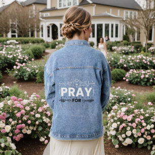 Pray For Humanity Denim Jacket