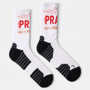 Pray For Humanity Socks