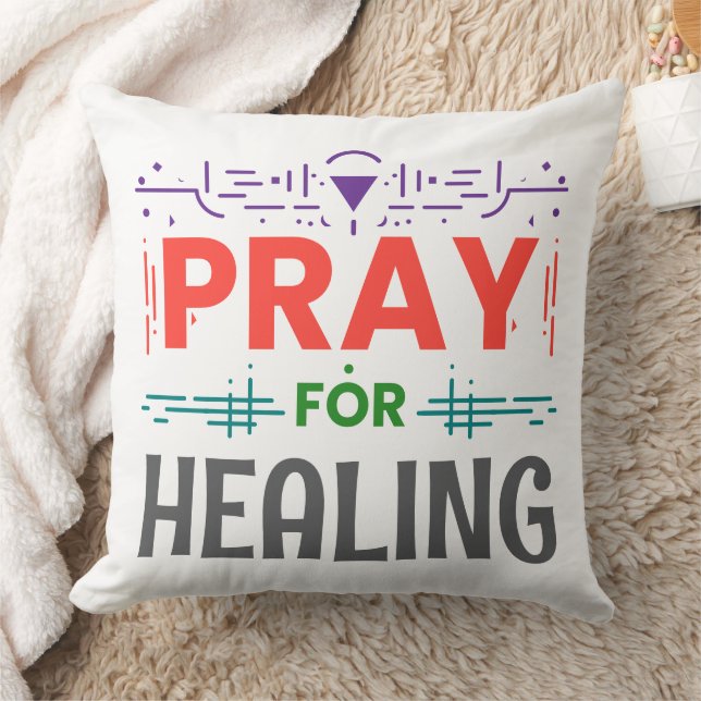 Pray For: Inspiring Healing Cushion (Blanket)