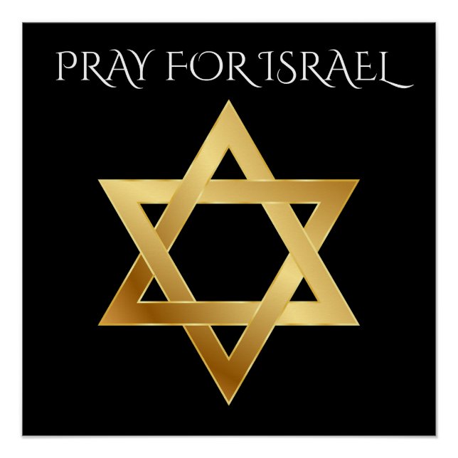 PRAY FOR ISRAEL POSTER (Front)
