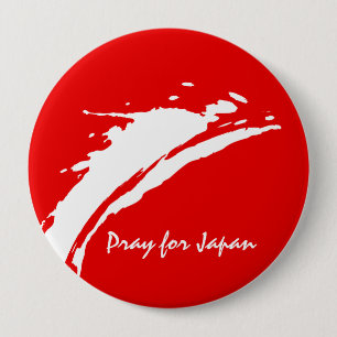 Pray for Japan 10 Cm Round Badge