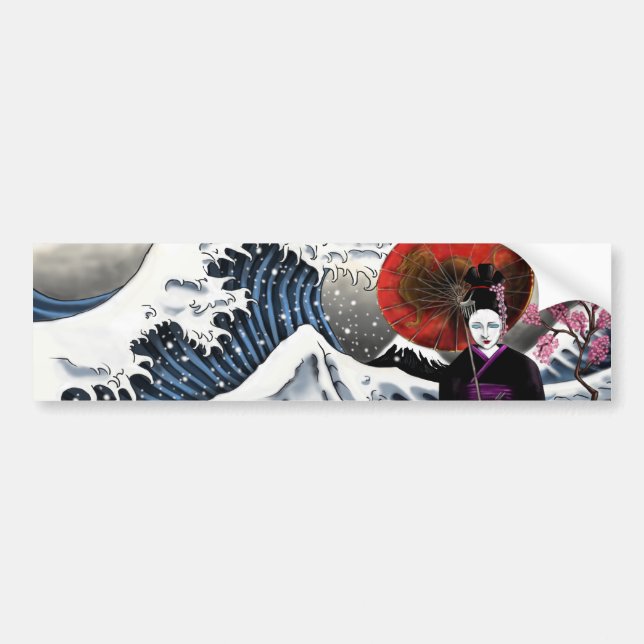 Pray For Japan Bumper Sticker (Front)