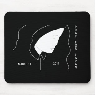 PRAY FOR JAPAN MARCH 11 2011 MOUSE PAD