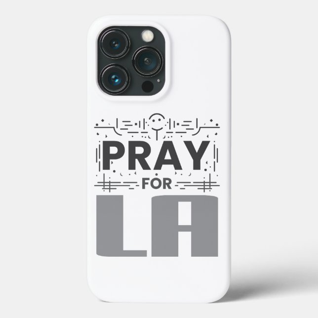 Pray for LA Case-Mate iPhone Case (Back)