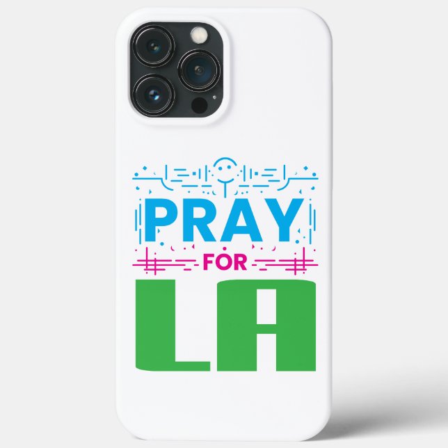Pray for LA Case-Mate iPhone Case (Back)