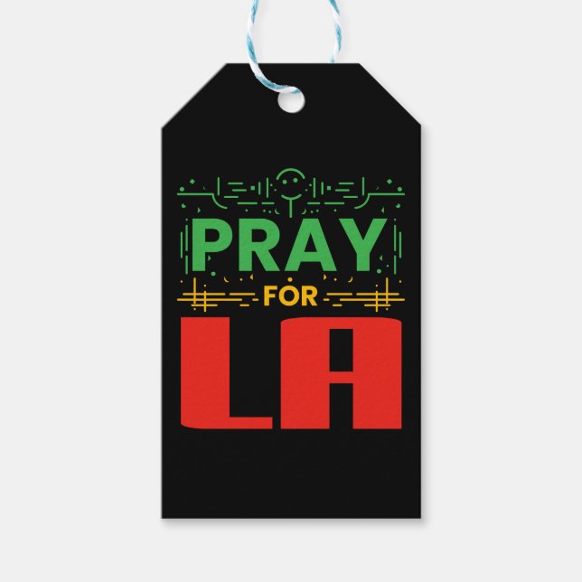 Pray for LA Gift Tags (Front)