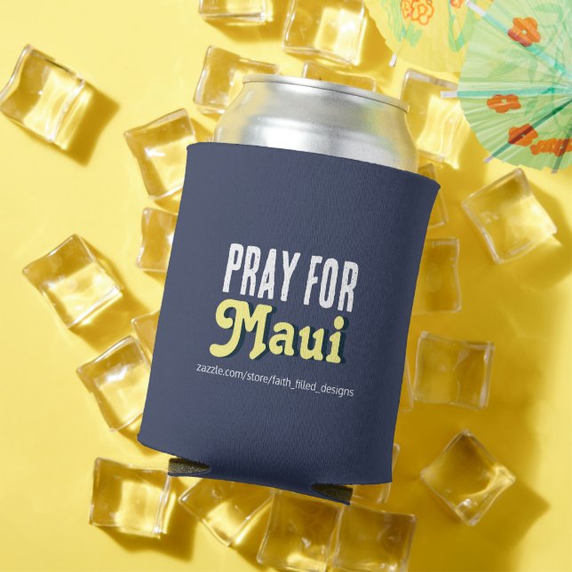 Pray For Maui Can Cooler (In Situ Summer)