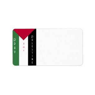 Pray for Palestine Address Labels