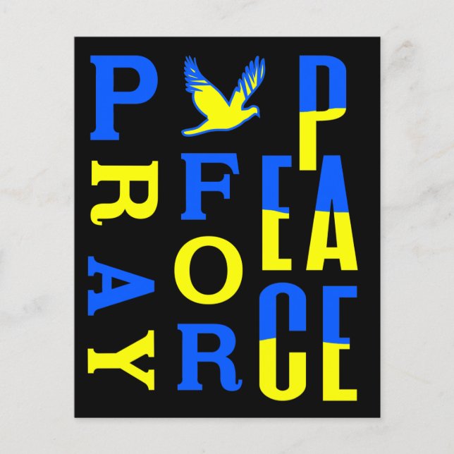 Pray for Peace  Flyer (Front)