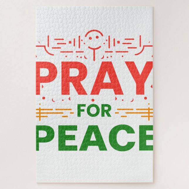 Pray For Peace Jigsaw Puzzle (Vertical)