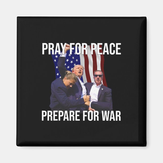Pray For Peace  Magnet (Front)