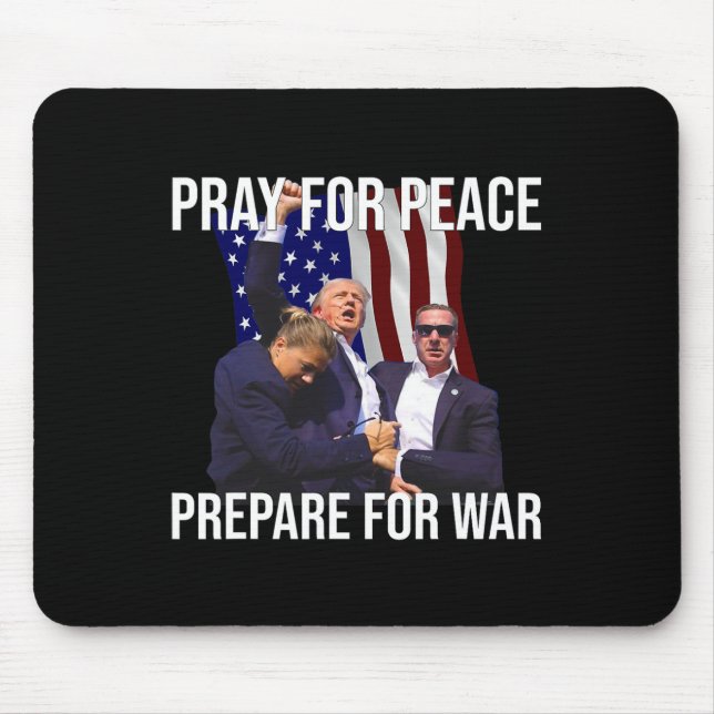 Pray For Peace  Mouse Pad (Front)