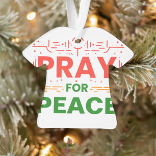 Pray For Peace Ornament